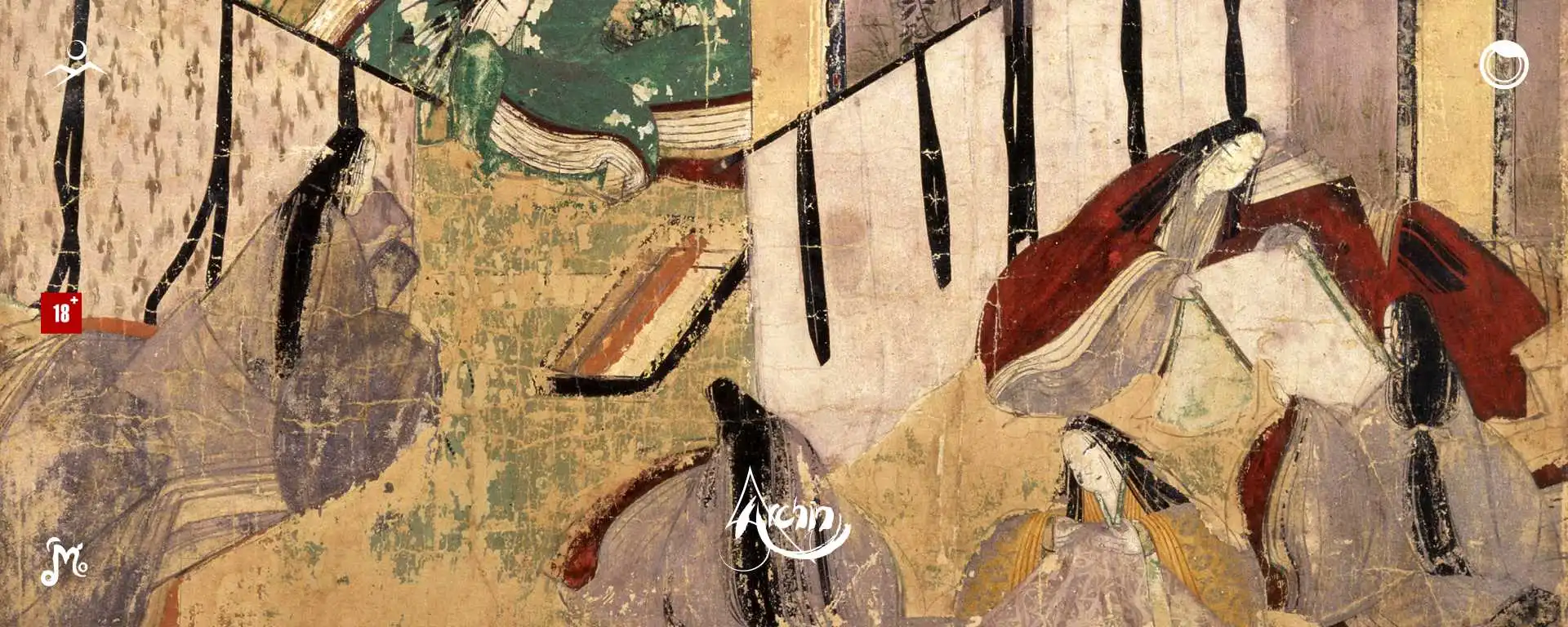 Banner com estilo de pintura japona de 1800 criado pelo DESIRE Studios e ilustrada pelo KLAUS SCHULZE